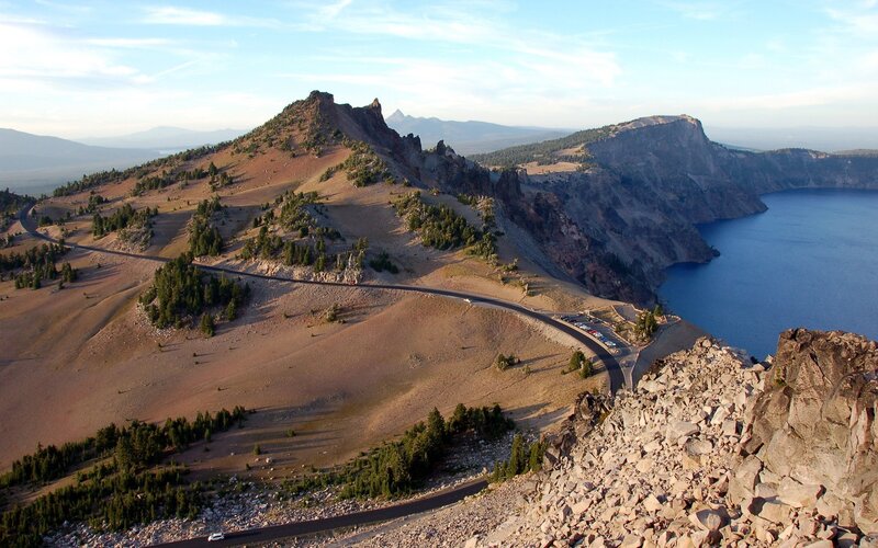 Crater Lake National Park view
