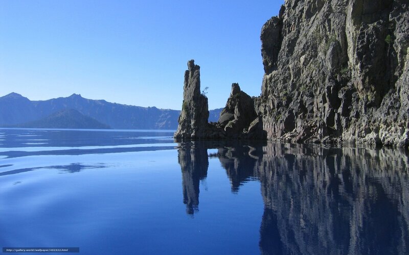 Crater Lake rock formations