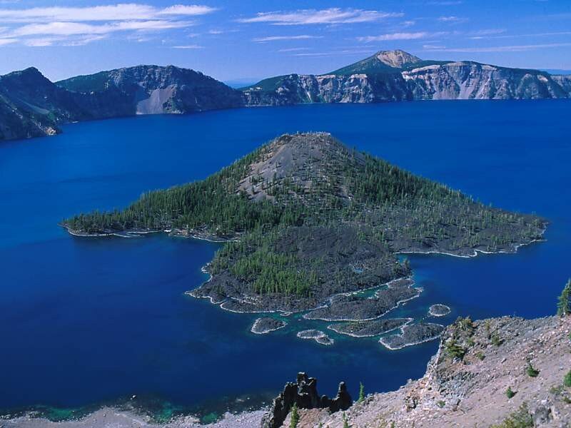 Crater Lake with Wizard Island