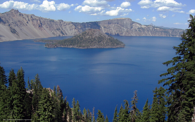 Crater Lake with Wizard Island