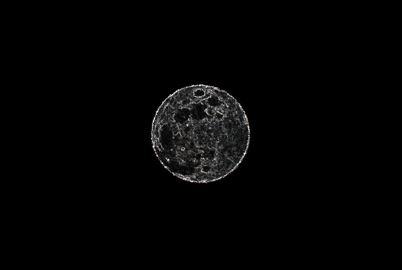 cratered moon surface
