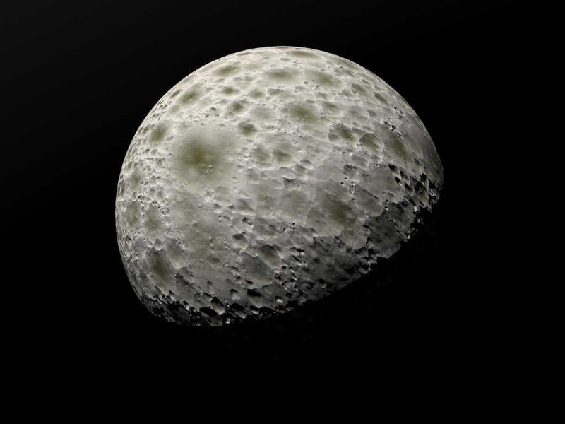 Cratered Moon Surface — Gray, Dramatic, 3d Render, Space