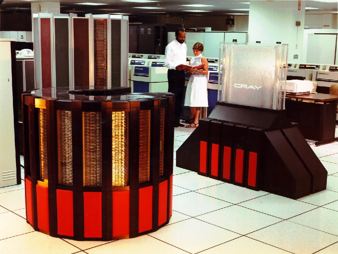 Cray supercomputer in a data center
