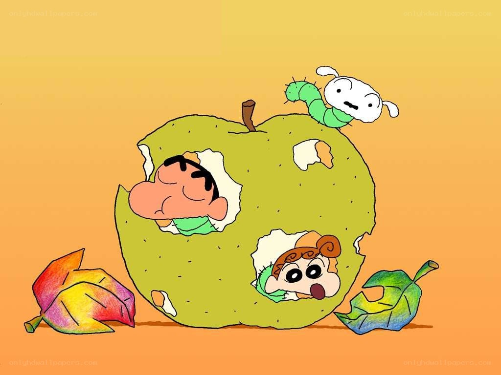 Crayon Shin-chan characters in apple