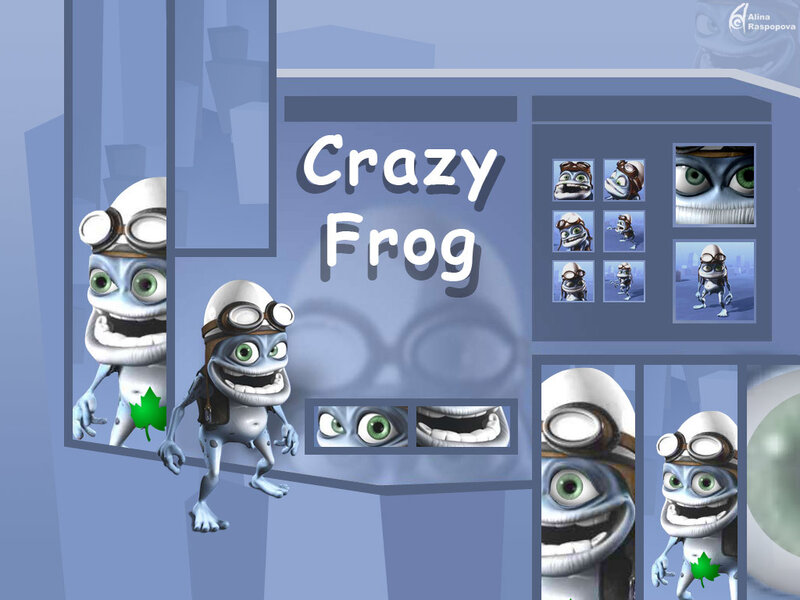 Crazy Frog character collage