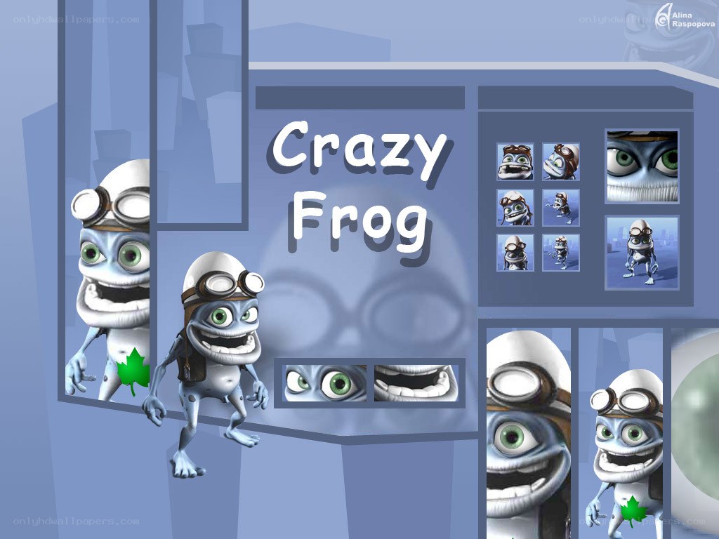 Crazy Frog character collage