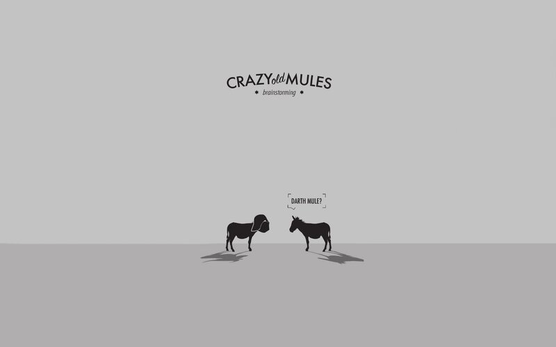 Crazy Old Mules branding