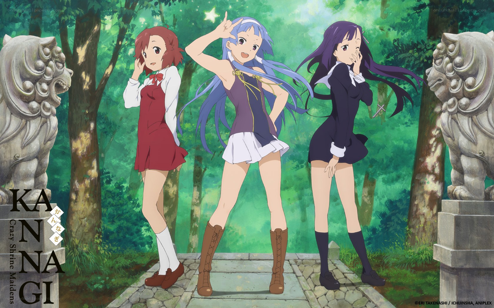 Crazy Shrine Maidens characters
