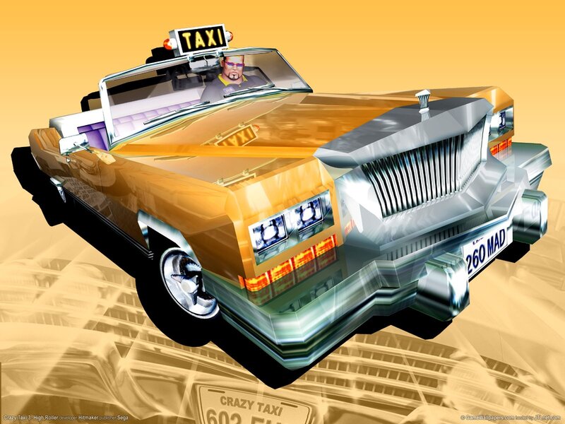 Crazy Taxi 3 taxi car