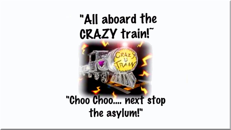 Crazy Train Illustration — Black
