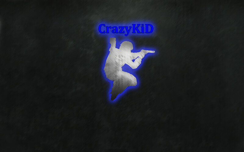 CrazyKiD logo with silhouette
