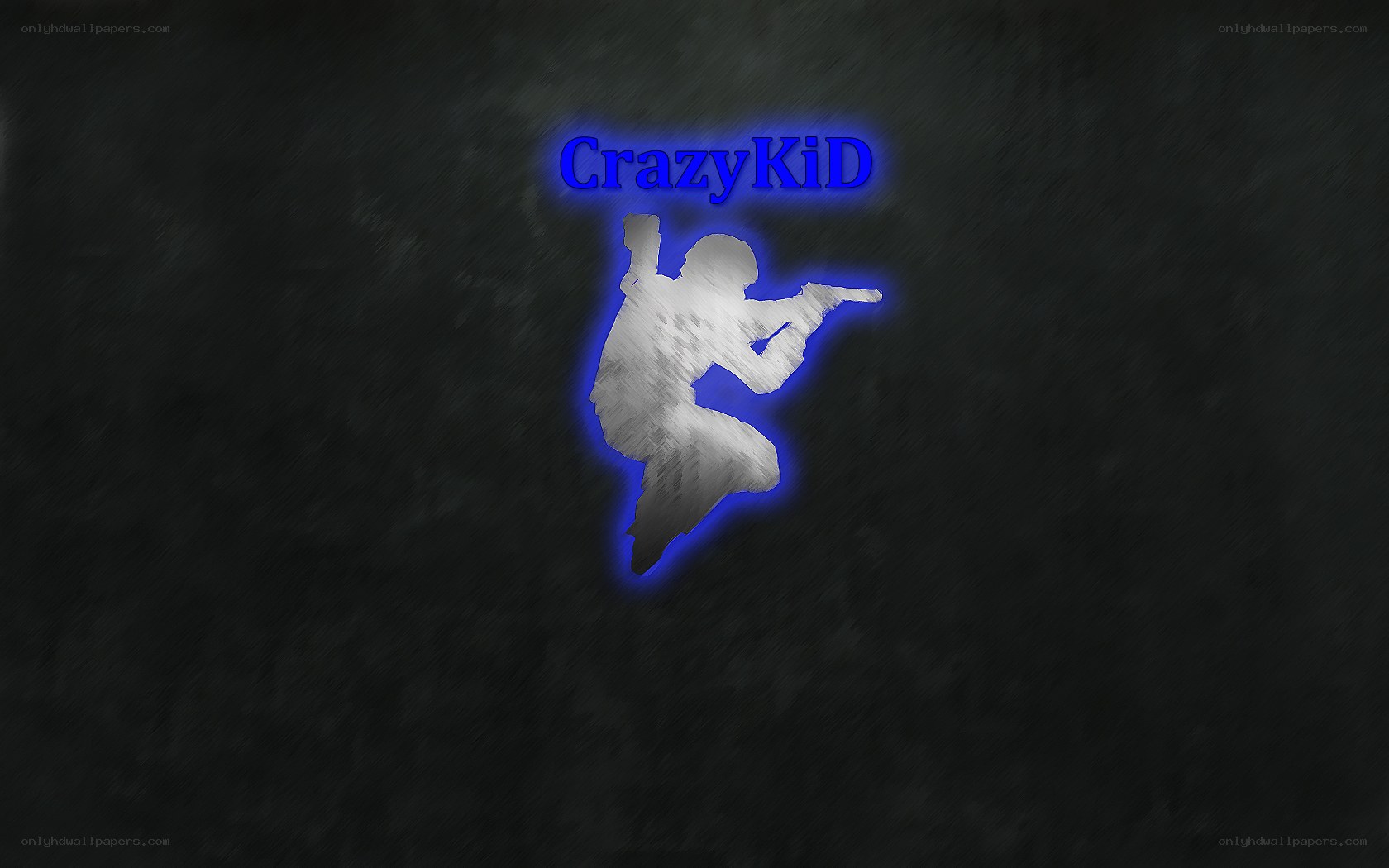 CrazyKiD logo with silhouette
