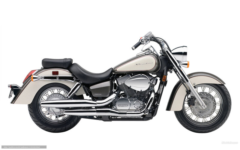 Cream and Black Motorcycle