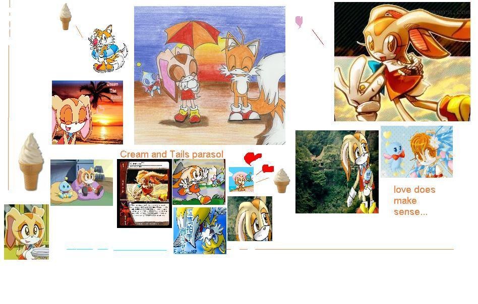 Cream and Tails collage