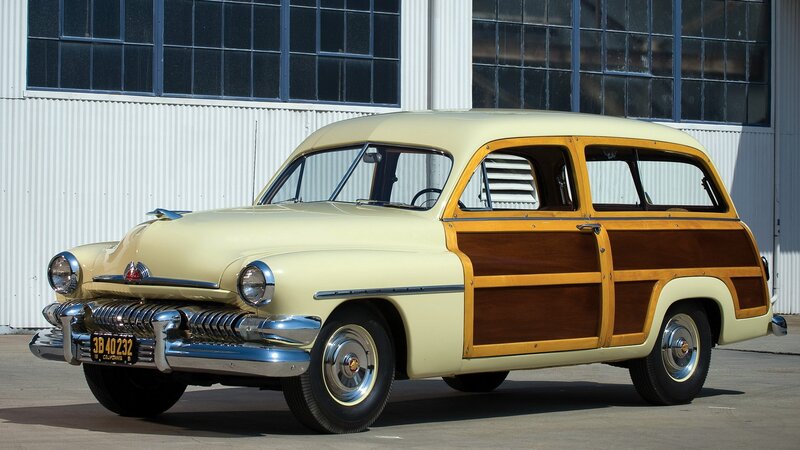 Cream and Wood Station Wagon — Calm, Afternoon