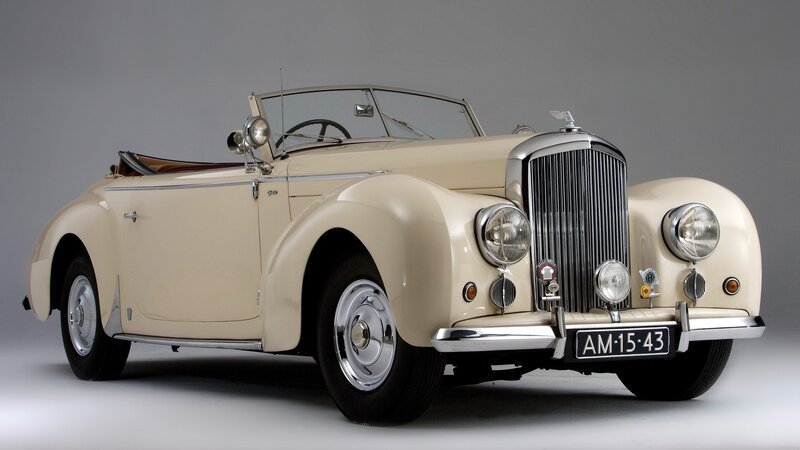 Cream Bentley Convertible