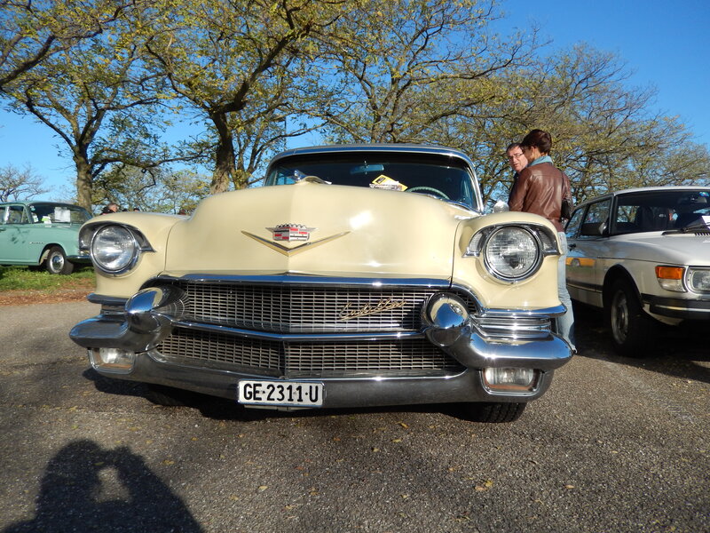 Cream Cadillac Car