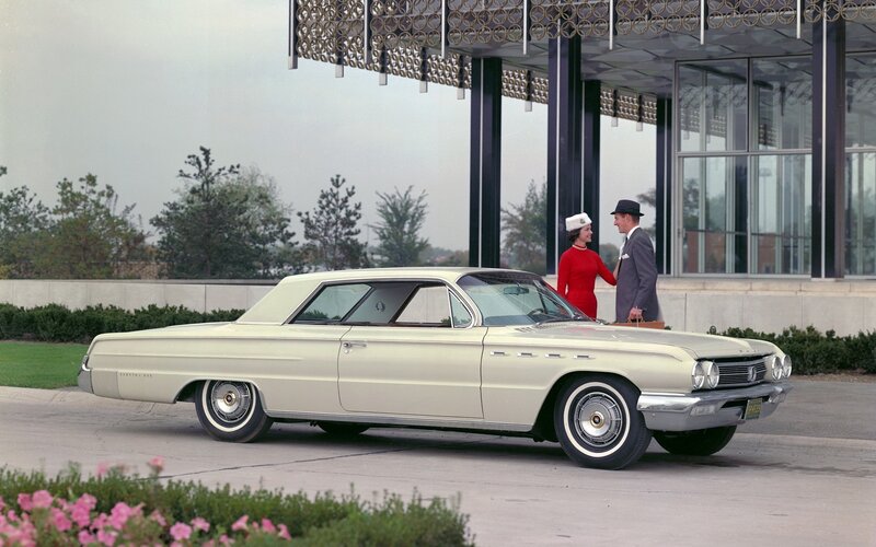 Cream-colored Car with Couple