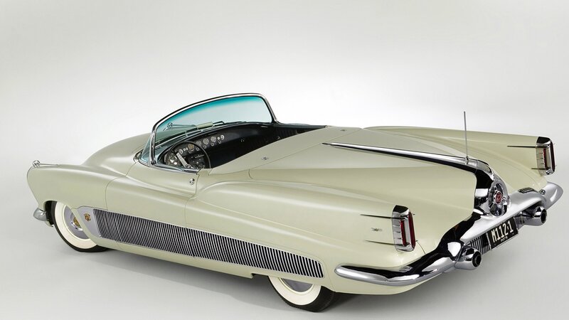 Cream-colored Convertible Car — Cream