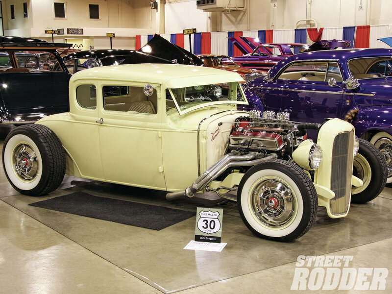 Cream-colored Hot Rod