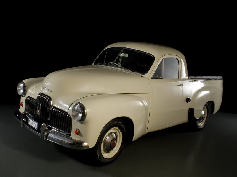 Cream-colored Pickup Truck