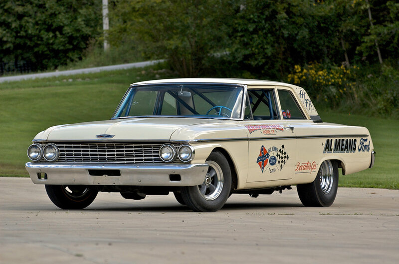 Cream-colored Race Car