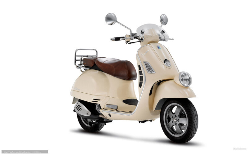 Cream-colored Scooter — Cream