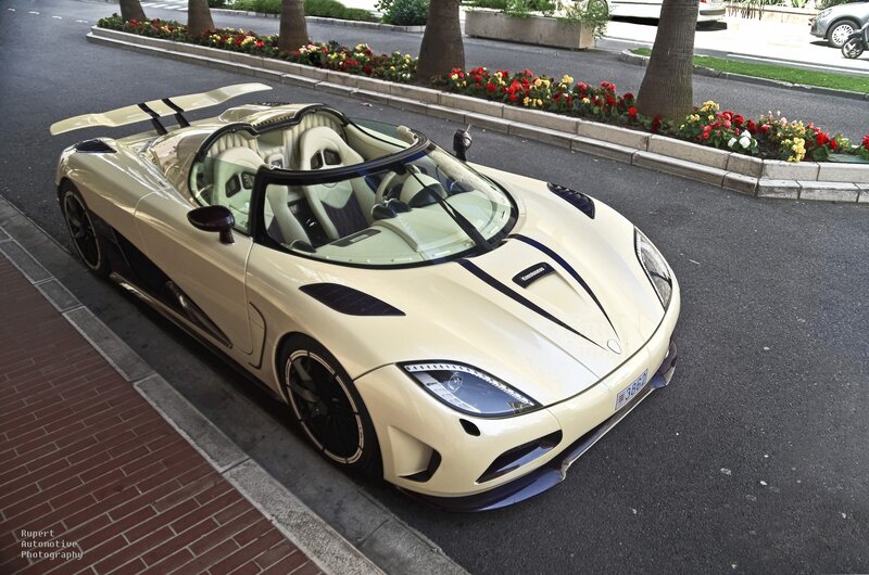 Cream-colored Sports Car — Cream