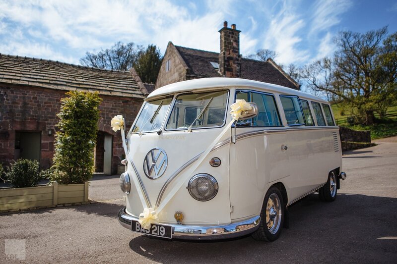 Cream-colored Van