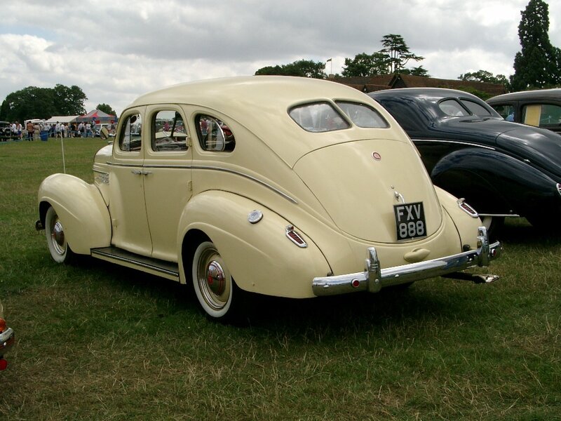 Cream-colored Vintage Car — Cream