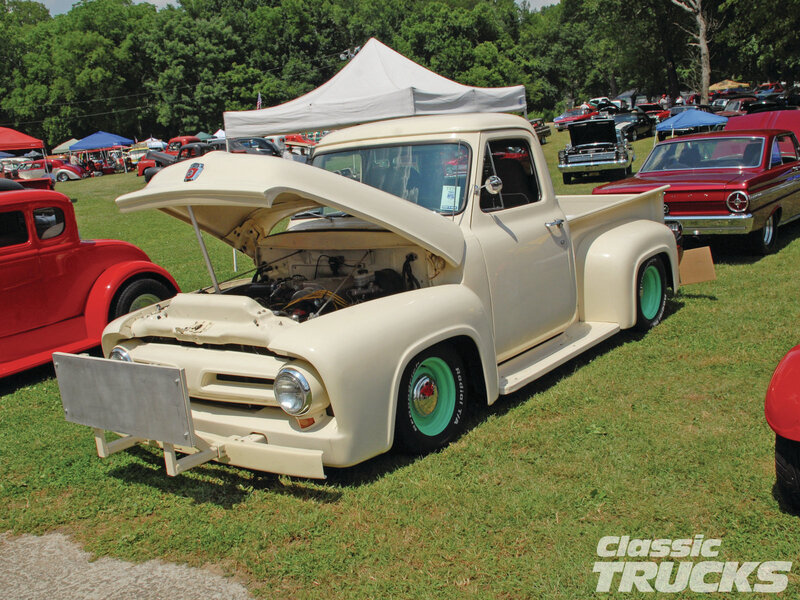 Cream-colored Vintage Truck