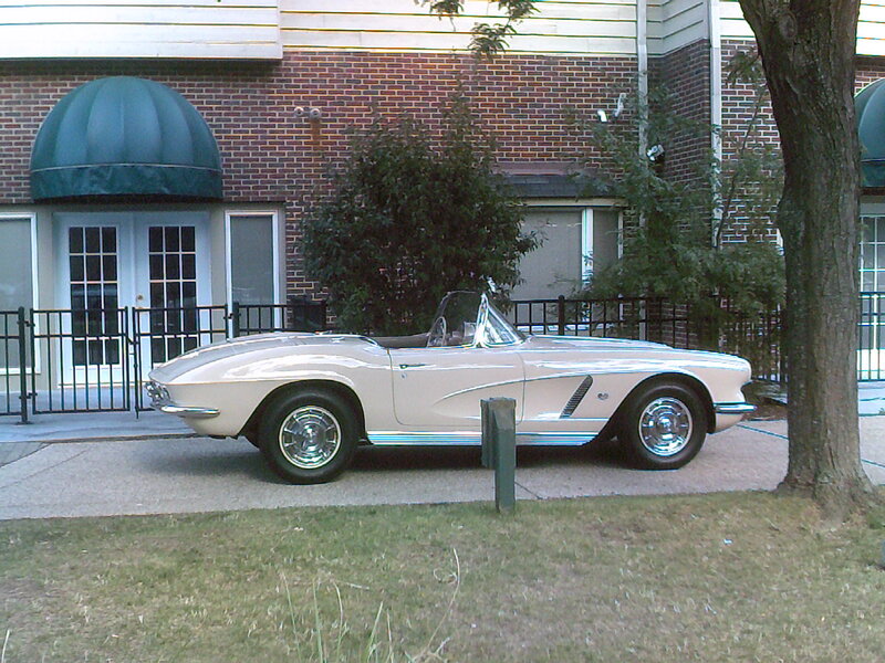 Cream Convertible Car — Calm