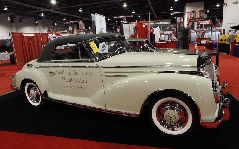 Cream Convertible Car — Formal, Photograph