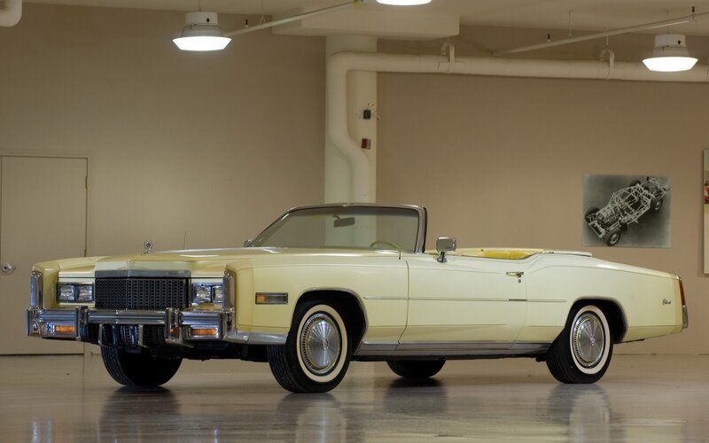 Cream Convertible Car — Neutral, Photograph