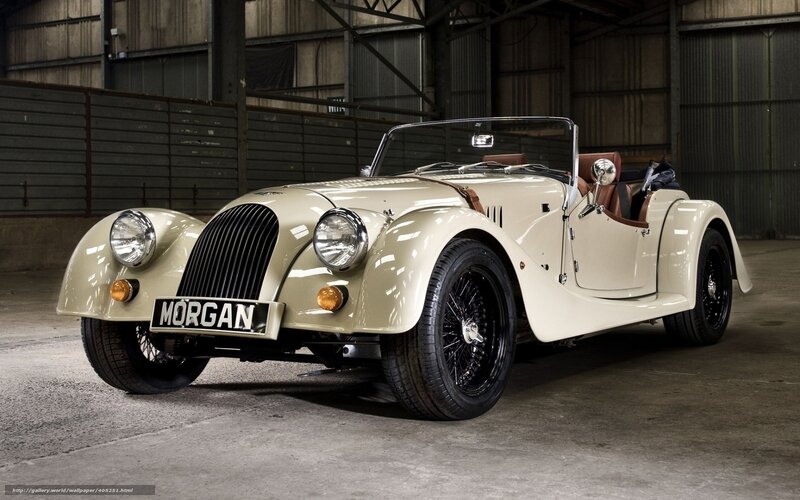 Cream Morgan Roadster