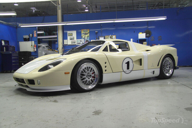 Cream Race Car