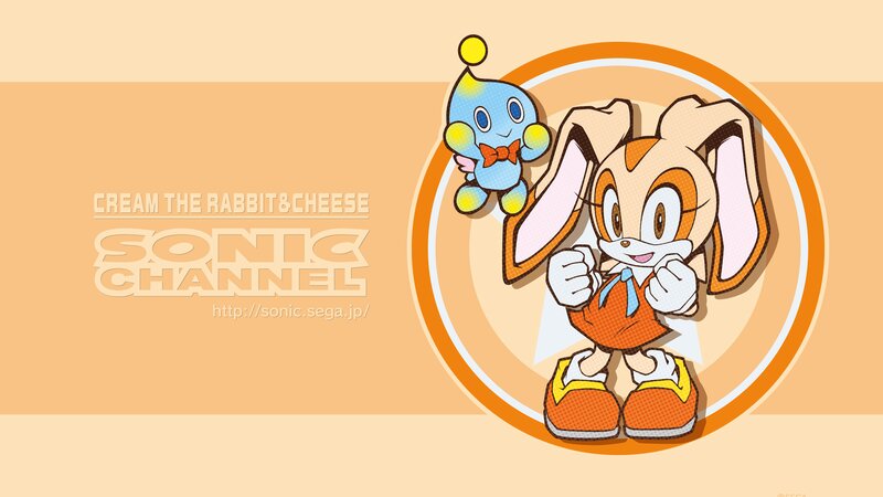 Cream the Rabbit — Orange, Cheerful