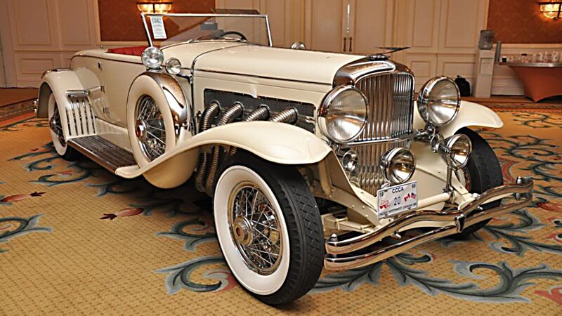 Cream Vintage Car — Formal