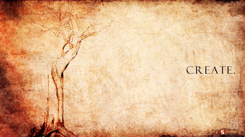 Create text with tree sketch