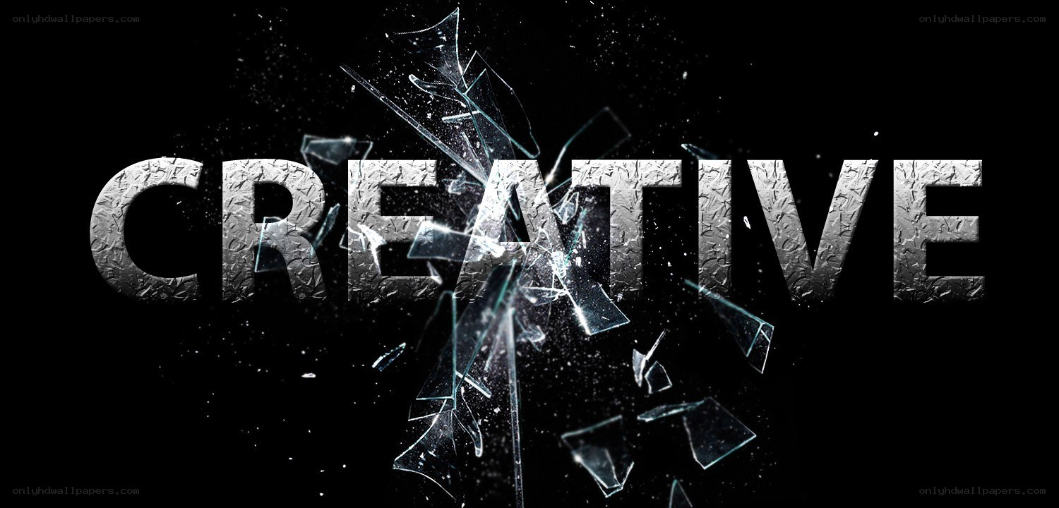 creative breaking glass