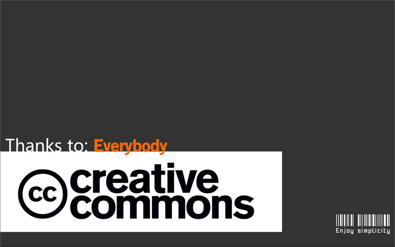 Creative Commons thanks everyone