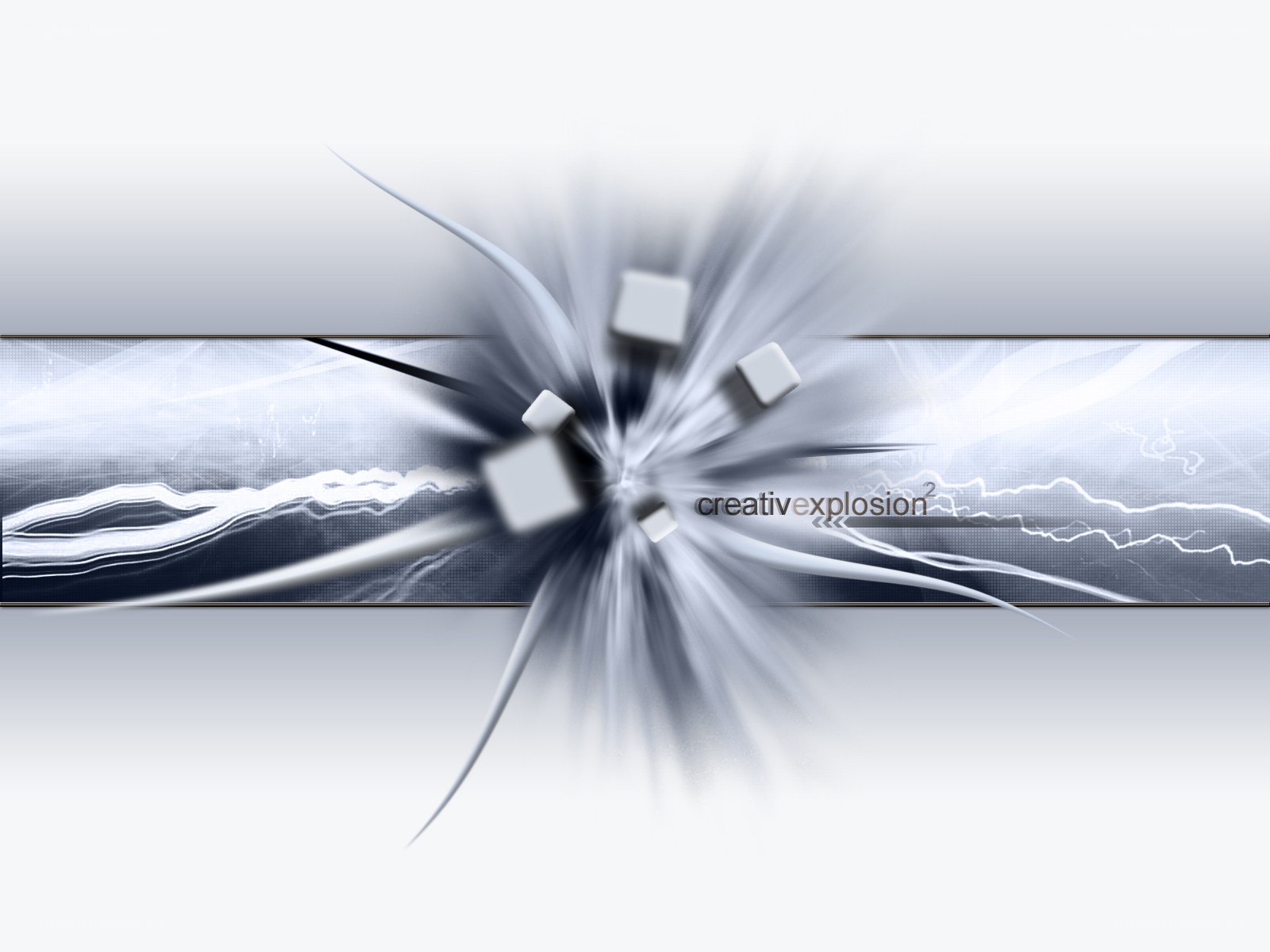 creative explosion abstract design