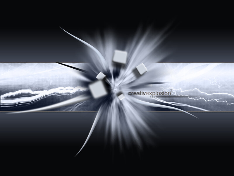 creative explosion abstract design