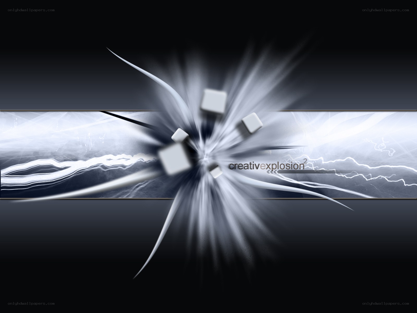 creative explosion abstract design