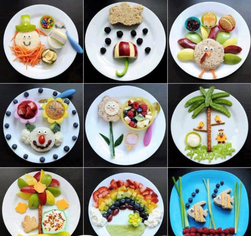 Creative Food Art Plates