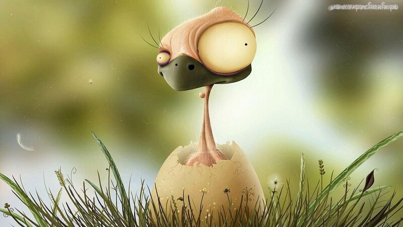 Creature Hatching from Egg