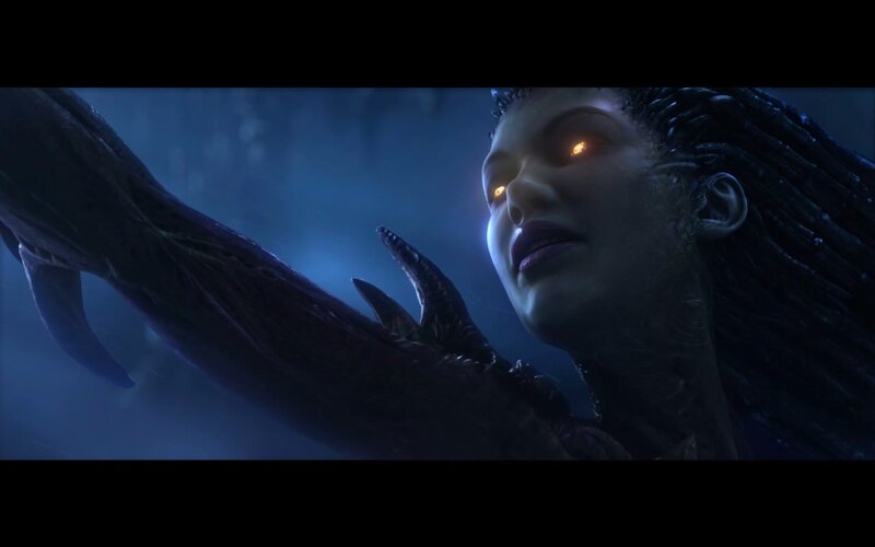 Creature with Glowing Eyes