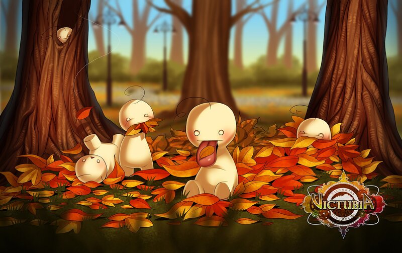 Creatures in Autumn Leaves