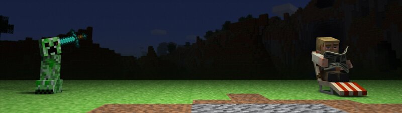 Creeper and Player