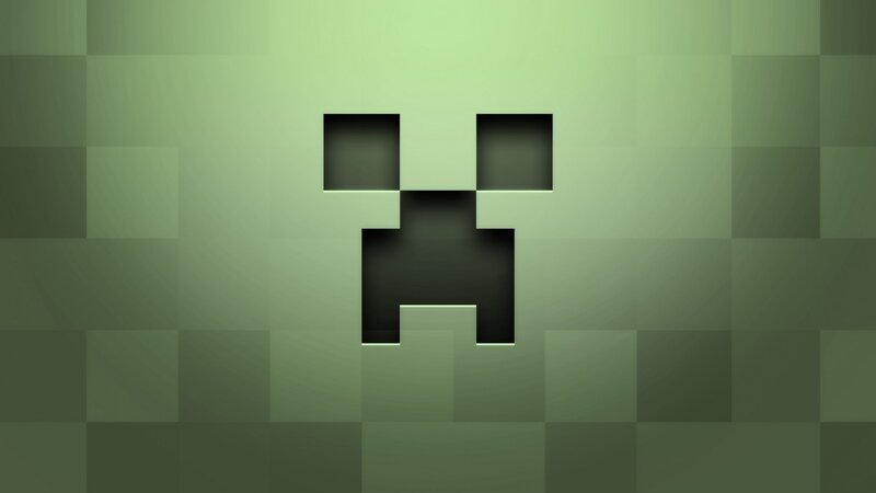 Creeper face from Minecraft